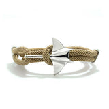 Khaki & Silver Manta Bracelet