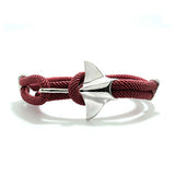 Wine & Silver Manta Bracelet