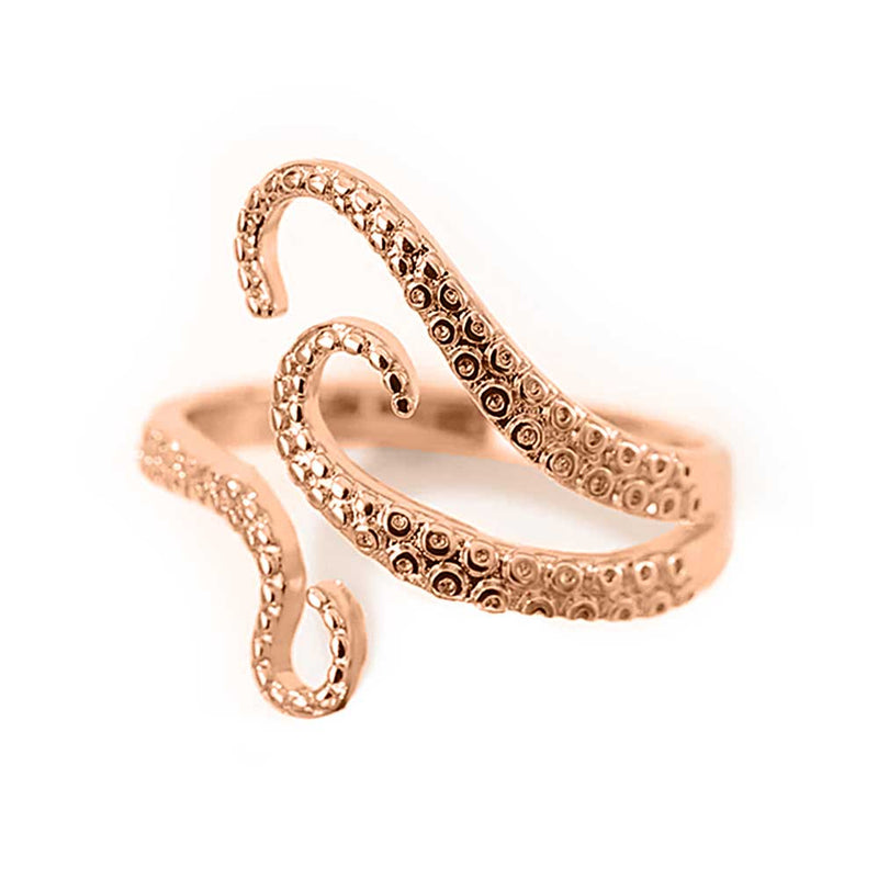 Optus Ring Rose Gold Octopus Ring | Citrus Reef