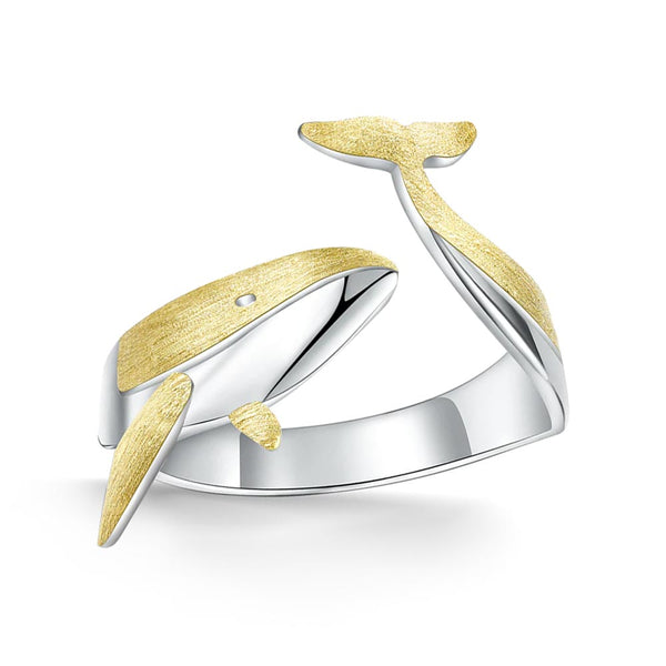 Roaming Whale Ring