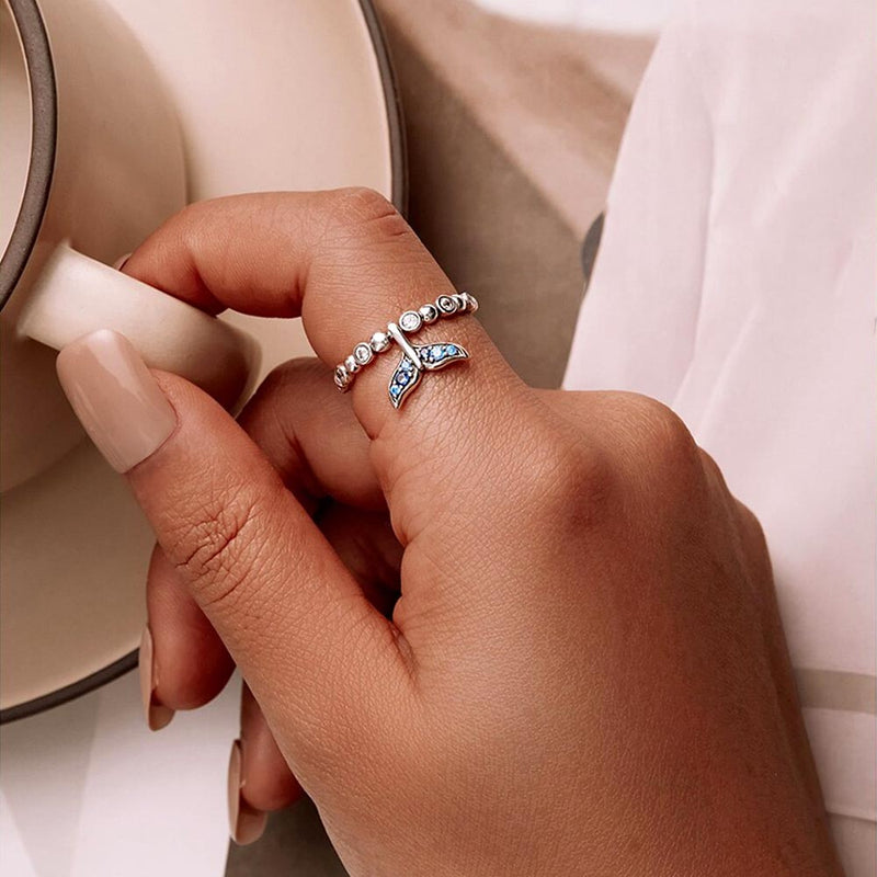 Charm Whale Tail Ring